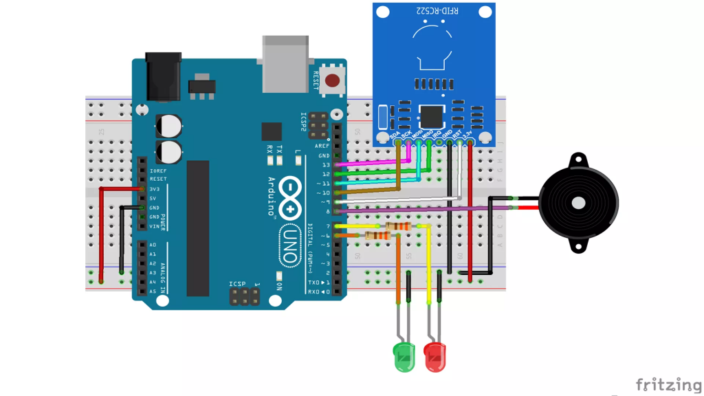 Схема подключения rfid rc522 к arduino uno